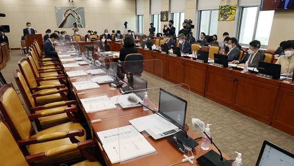 지난달 29일 국회에서 국민의힘 의원들의 불참 속에 열린 과학기술정보방송통신위원회 전체회의 (사진=연합뉴스)