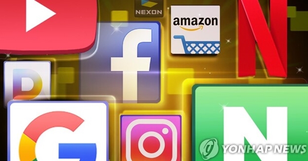 국내외 주요 온라인 플랫폼 기업 로고 (사진=연합뉴스)