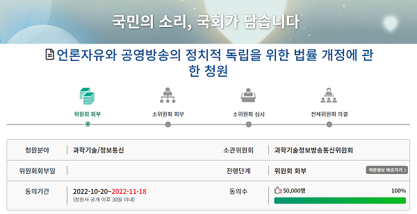 국회 국민동의청원 홈페이지 갈무리