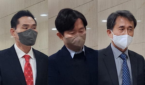 TBS 임원추천위원회가 오세훈 서울시장에게 추천한 사장 후보자 3인. (왼쪽부터)▲배재성 KBS 해설위원(전 스포츠국장) ▲정태익 전 SBS 라디오센터장 ▲오필훈 TBS 대표이사 직무대행 