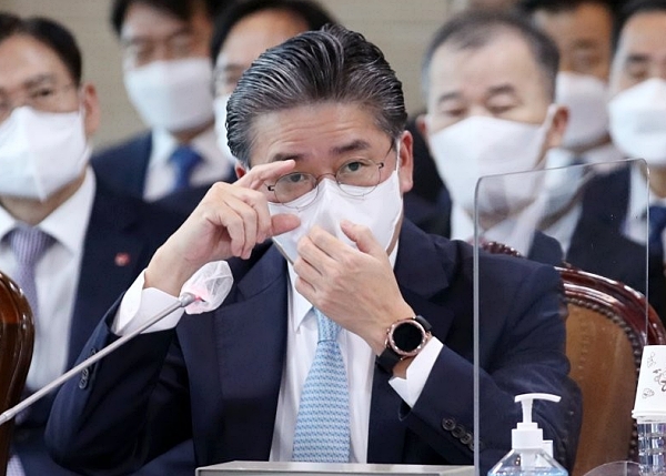 정승일 한국전력 사장이 지난해 10월 ㅂ