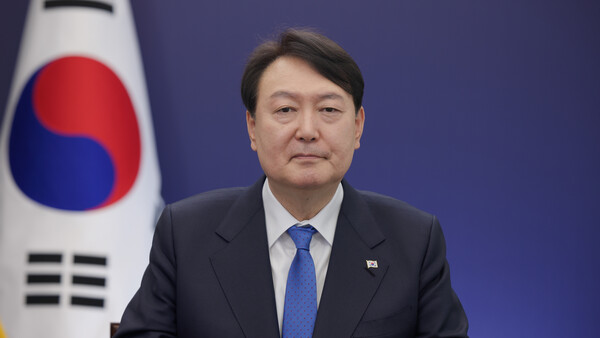 윤석열 대통령이 20일 밤 조 바이든 미국 대통령이 개최한 '에너지와 기후에 관한 주요 경제국 포럼(MEF) 정상회의'에 영상으로 참석했다고 대통령실이 전했다.(사진=연합뉴스)