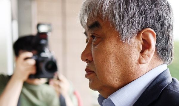 한상혁 방송통신위원장이 30일 오전 과천 방송통신위원회로 출근하고 있다. 이날 윤석열 대통령은 한 위원장을 면직 처분했다. (사진=연합뉴스)