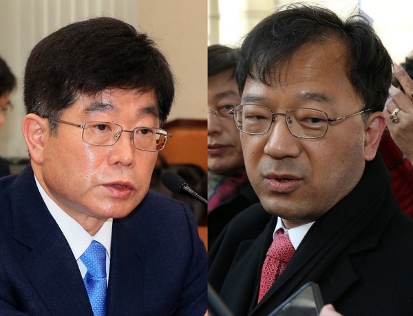 서기석 전 헌법재판관(왼쪽), 차기환 변호사 (사진=연합뉴스)