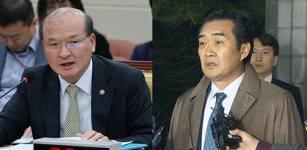 이상인 방통위 부위원장과 유경선 유진그룹 회장 (사진=연합뉴스) 11