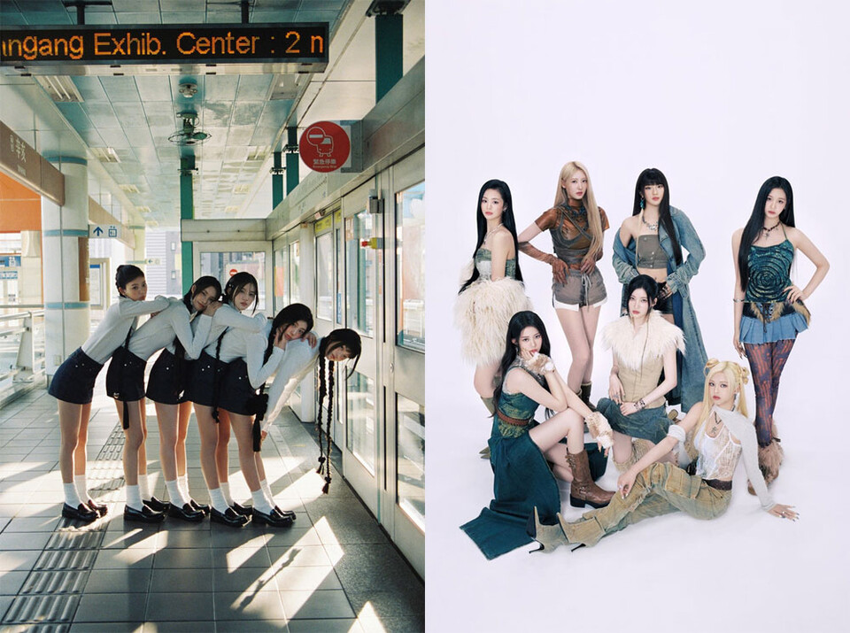 걸그룹 아일릿 [빌리프랩 제공], 걸그룹 베이비몬스터 [YG엔터테인먼트 제공]