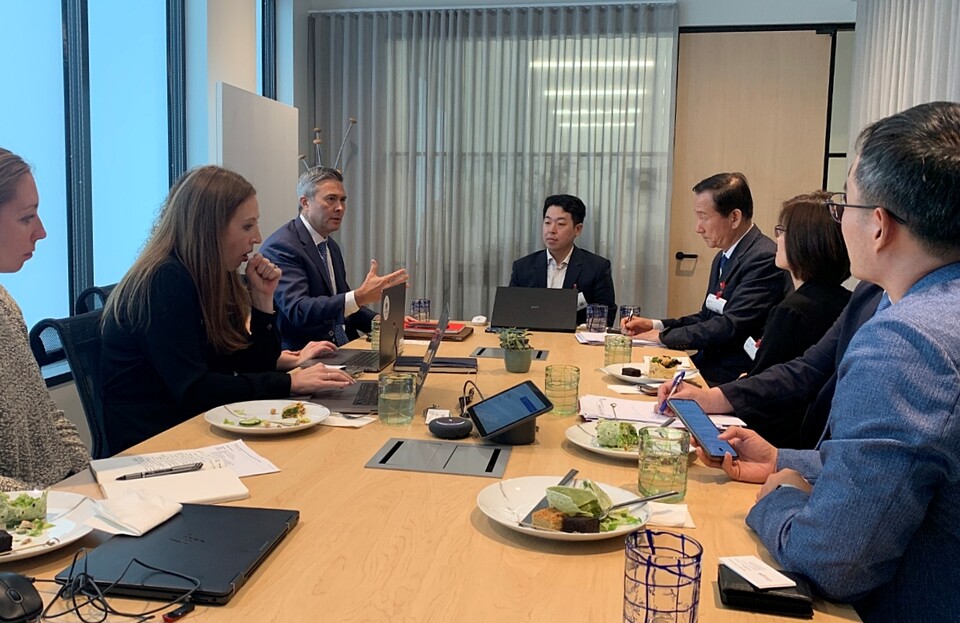 지난 15일(현지시간) 미국 워싱턴DC에서 열린 방송통신심의위원회와 구글 간 실무협의 (사진=방송통신심의위원회)