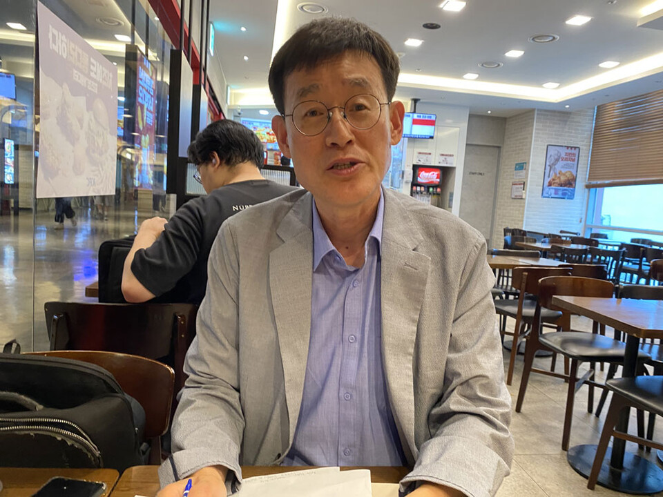 『돌아오지 못한 해병』 출간한 구용회 CBS 기자 (사진=이영광 기자)