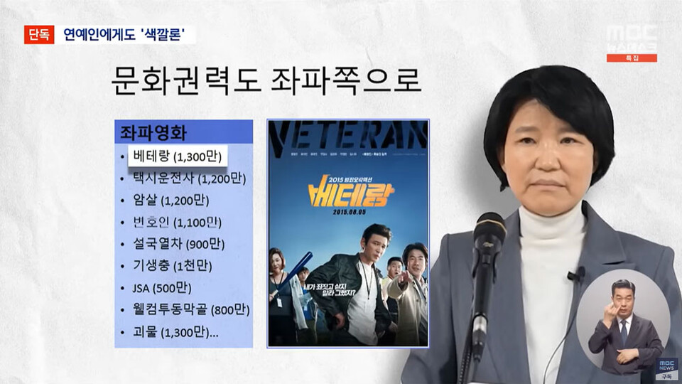 이진숙, '기생충' 좌파 영화 낙인…연예인 갈라치기도