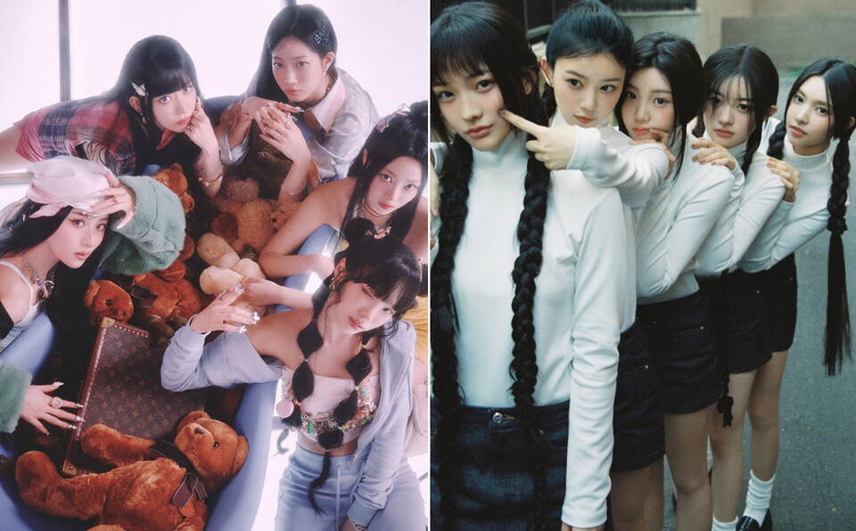 르세라핌(사진제공=쏘스뮤직), 아일릿(사진제공=빌리프랩)