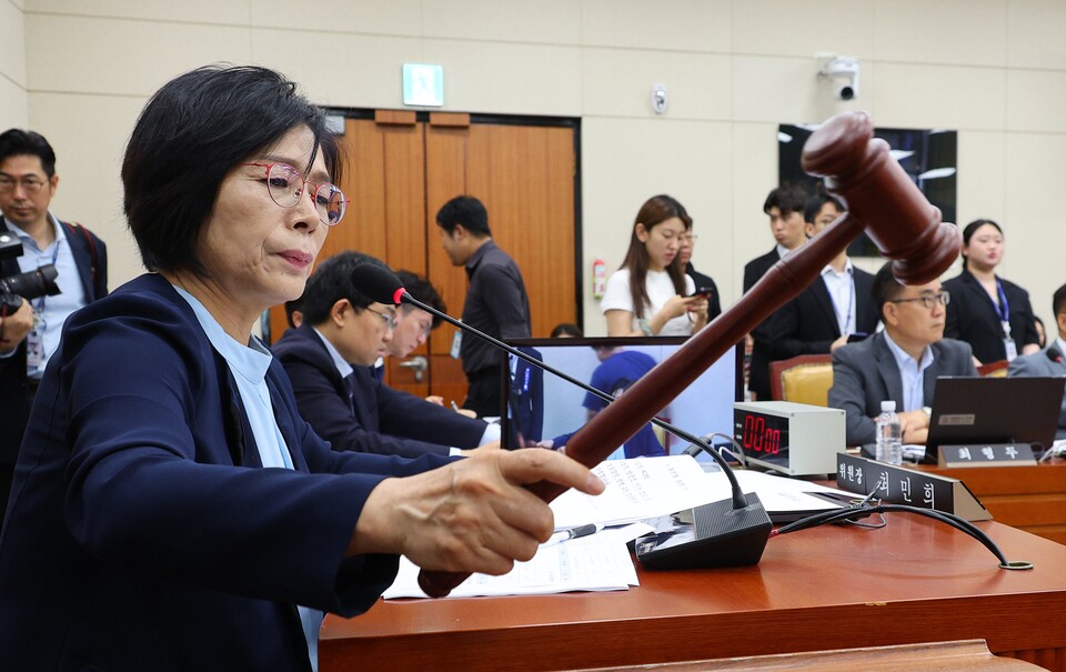 최민희 국회 과학기술정보방송통신위원회 위원장 (사진=연합뉴스)