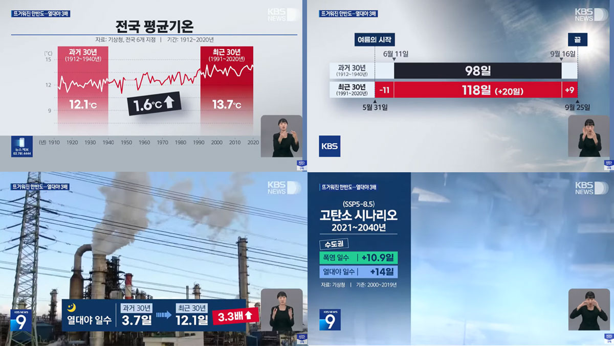 KBS 뉴스9 8월 26일 보도화면 갈무리