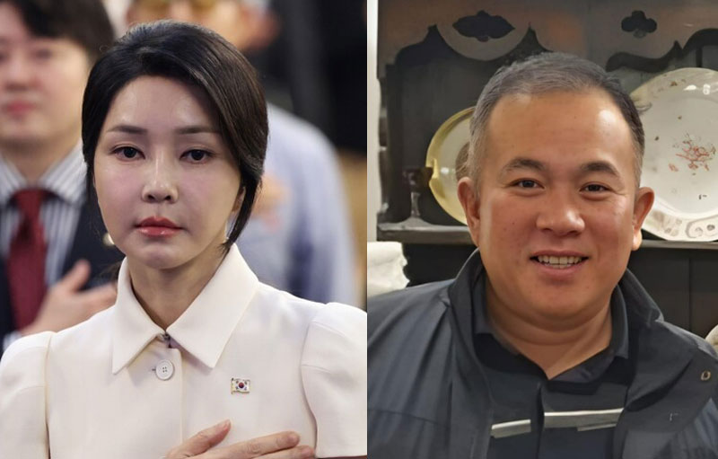 김건희 씨와 명태균 씨 (사진=연합뉴스, 명태균 씨 페이스북)