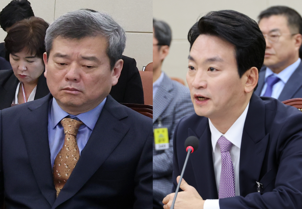 박민 KBS 사장(왼쪽), 박장범 KBS 사장 후보자 (사진=연합뉴스)