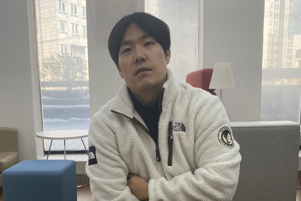 곽진산 한겨레 기자 (사진=이영광 기자)