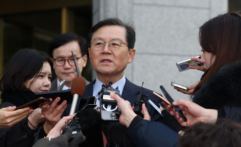 윤석열 대통령 법률대리인 윤갑근 변호사 (사진=연합뉴스)