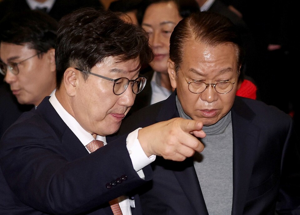 국민의힘 권영세 비상대책위원장과 권성동 원내대표 (사진=연합뉴스)