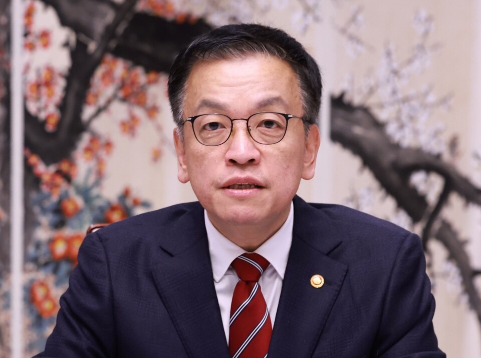 최상목 대통령 권한대행 부총리 겸 기획재정부 장관이 6일 정부서울청사에서 열린 대외경제현안간담회에 참석해 발언하고 있다 (사진=연합뉴스)