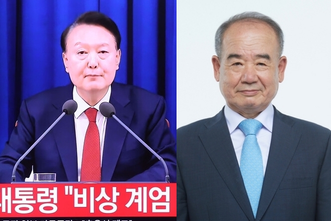 윤석열 대통령이 12·3 비상계엄 내란 사태로 탄핵소추되어 직무가 정지된 가운데 대통령비서실은 지난 8일 남영진 전 KBS 이사장 해임을 취소한다는 판결에 불복, 법원에 항소장을 제출했다 (사진=연합뉴스)