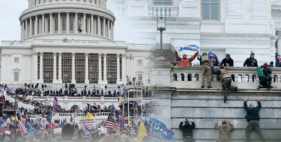 트럼프 지지자들 미국 의회 난입과 바이든 승리 인증 중단사태 (사진=연합뉴스)