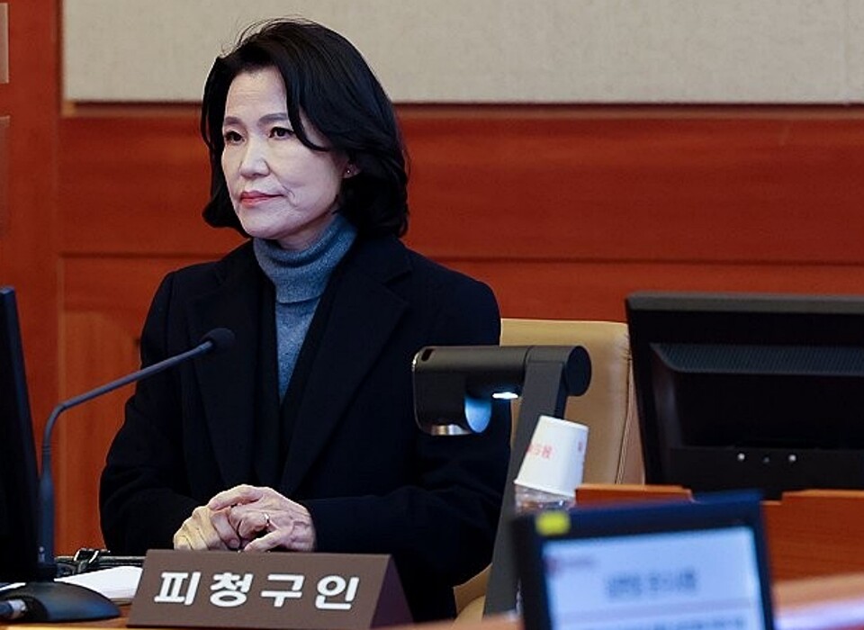 지난해 12월 3일 이진숙 방송통신위원장이 서울 종로구 헌법재판소에서 열린 자신의 탄핵심판 2회 변론에 출석한 모습 (사진=연합뉴스)