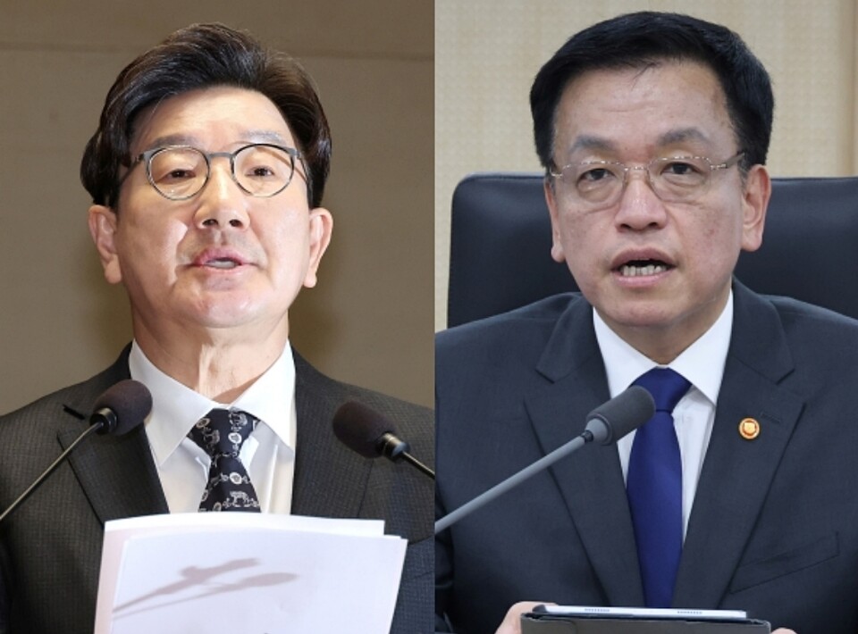 권성동 국민의힘 원내대표(왼쪽), 최상목 대통령 권한대행 (사진=연합뉴스)