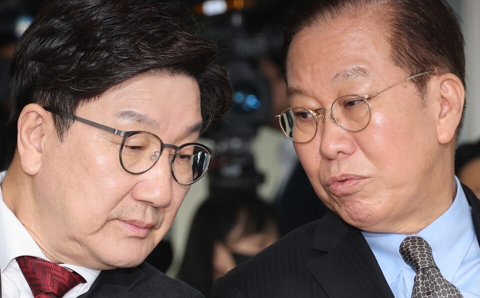 국민의힘 권영세 비상대책위원장과 권성동 원내대표 (사진=연합뉴스)