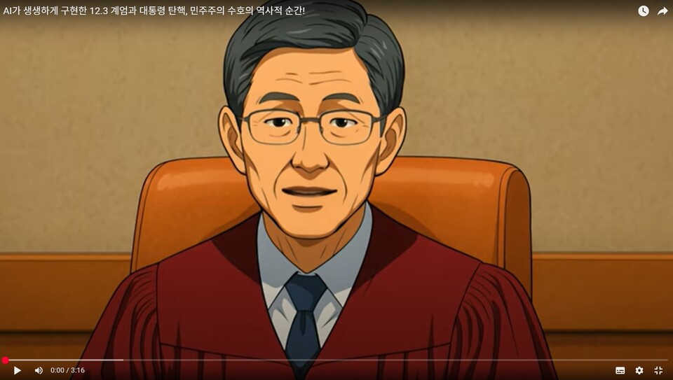  광주시 민주시민교육 헌재 판결 애니메이션 (사진=광주시청)