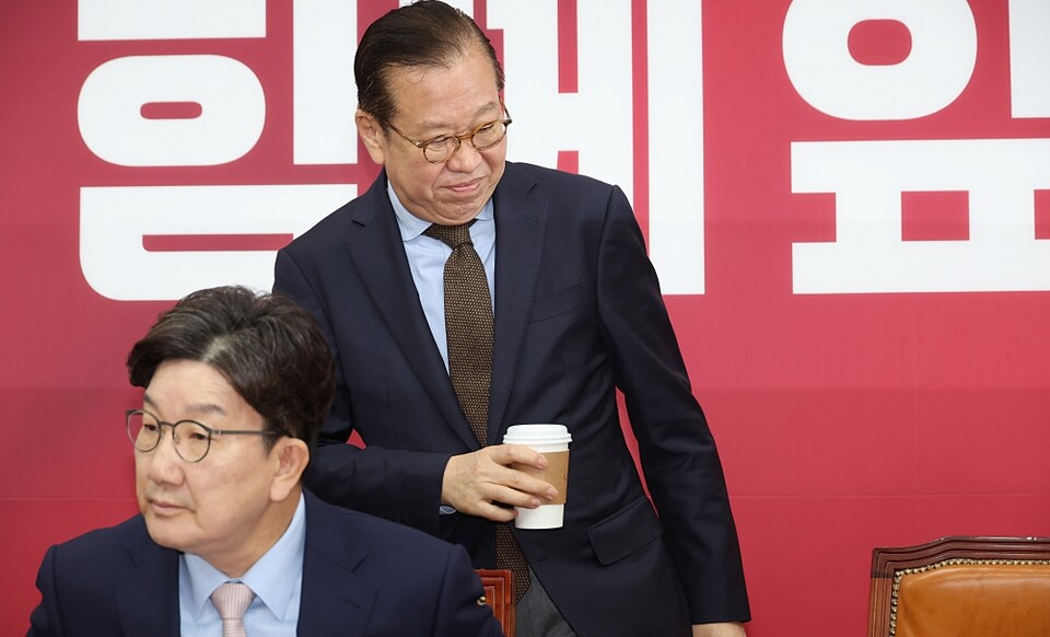 국민의힘 권영세 비상대책위원장과 권성동 원내대표 (사진=연합뉴스)