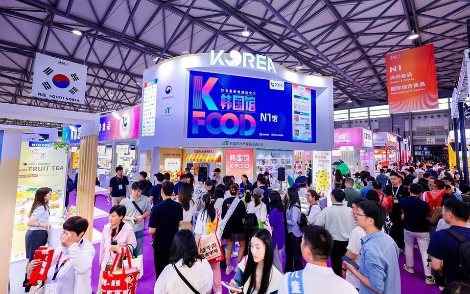 상하이 국제식품박람회 내 한국관 [aT 제공=연합뉴스]