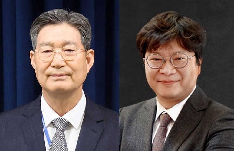 오광수 신임 민정수석비서관(왼쪽)과 이승엽 변호사 (사진=연합뉴스, 법무법인 리한)