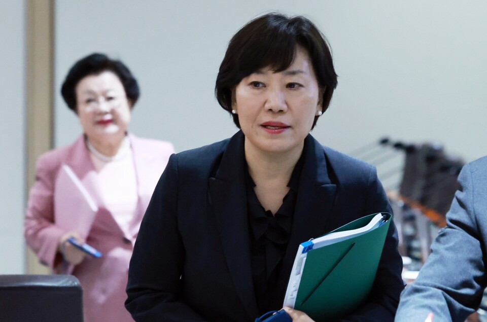 송미령 농림축산식품부 장관이 지난 24일 서울 용산 대통령실 청사에서 열린 국무회의에 참석하고 있다 (사진=연합뉴스)