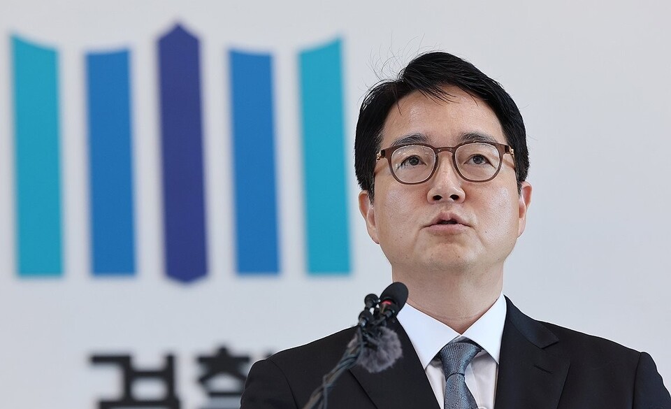 지난해 9월 19일 심우정 검찰총장이 서울 서초구 대검찰청에서 열린 취임식에 참석해 취임사하는 모습 (사진=연합뉴스)