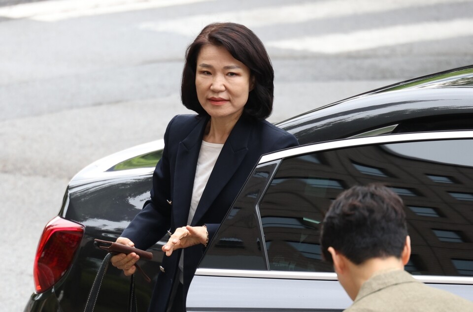 이진숙 방송통신위원장이 지난 15일 경기 과천시 방통위로 출근하는 모습 (사진=연합뉴스)