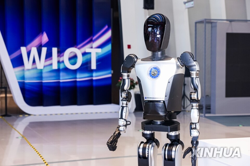 중국의 휴머노이드 로봇 [신화 연합뉴스 자료사진]