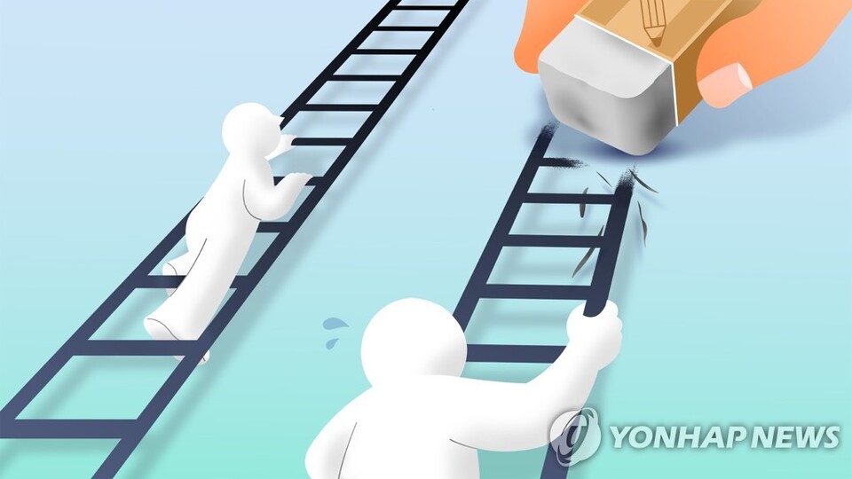 계층간 사다리 붕괴 (PG) (연합뉴스)