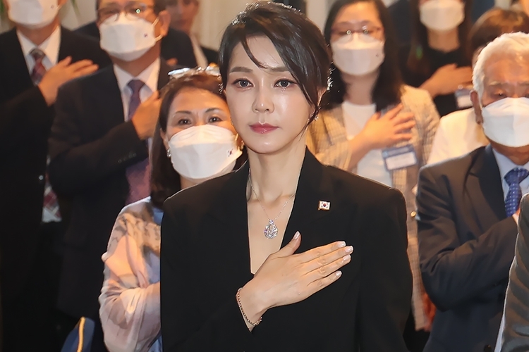 2022년 6월 스페인 동포 만찬간담회에 참석한 김건희 여사 (사진=연합뉴스)