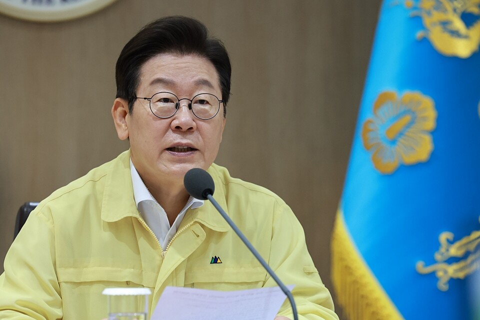 이재명 대통령이 18일 서울 용산 대통령실 청사에서 열린 을지 국무회의를 주재하고 있다 (사진=연합뉴스)