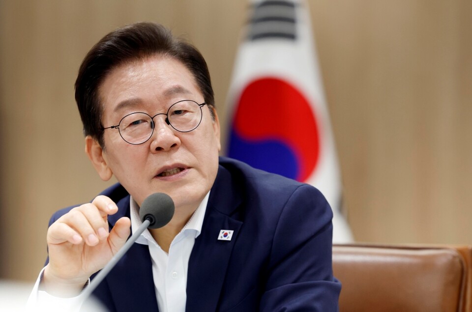 이재명 대통령이 22일 용산 대통령실에서 열린 제1회 국가과학기술자문회의 전원회의에서 발언하고 있다 (사진=연합뉴스)