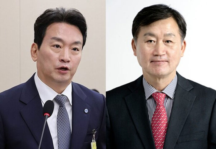 박장범 KBS 사장과 박찬욱 KBS 감사 (사진=연합뉴스, KBS)