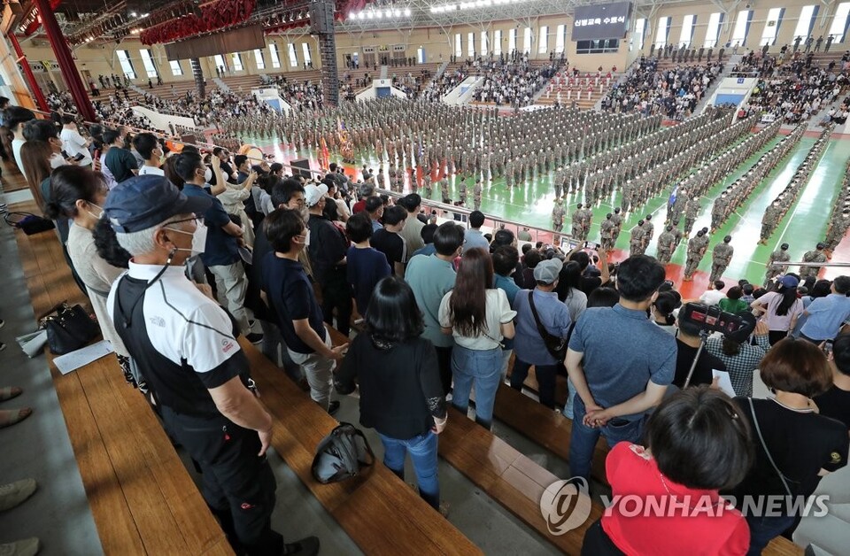 신병 수료식 (연합뉴스 자료사진)