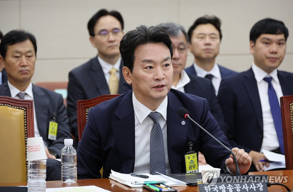 박장범 KBS 사장(연합뉴스) 