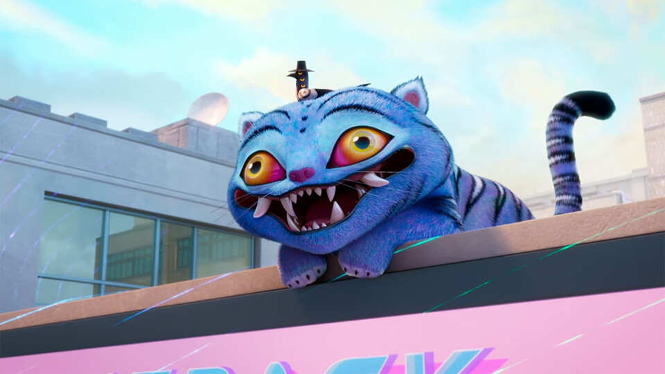 ‘케이팝 데몬 헌터스’에 나오는 ‘더피’와 ‘서씨’ (넷플릭스 제공)