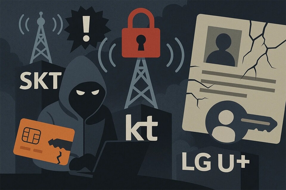 이통3사 개인정보 유출·해킹 (사진=연합뉴스_Sora 생성 이미지)