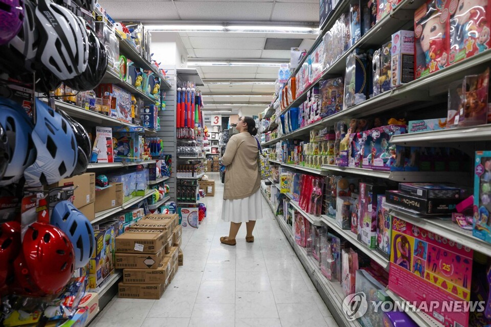 뉴욕 맨해튼의 한 소매점 [AFP 연합뉴스 자료사진]