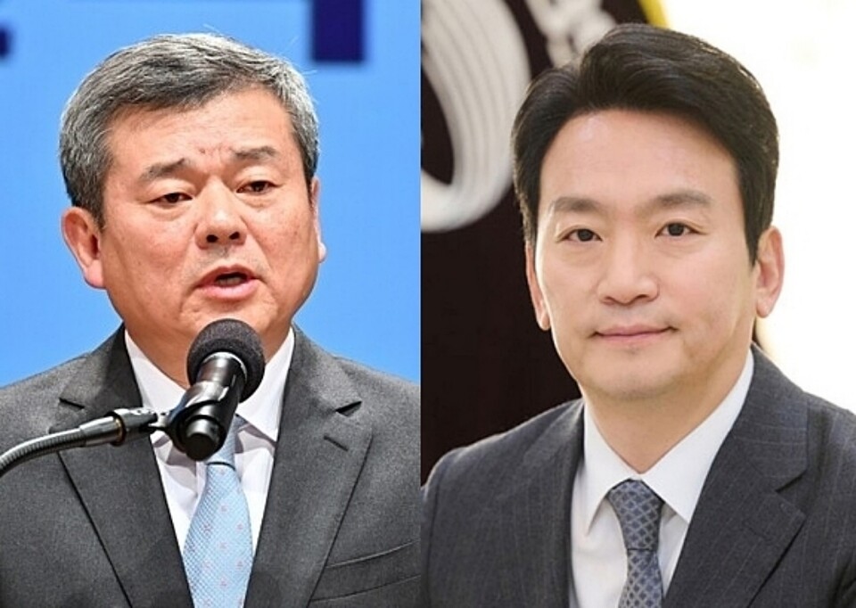 KBS 박민 전 사장, 박장범 사장 (사진=KBS)