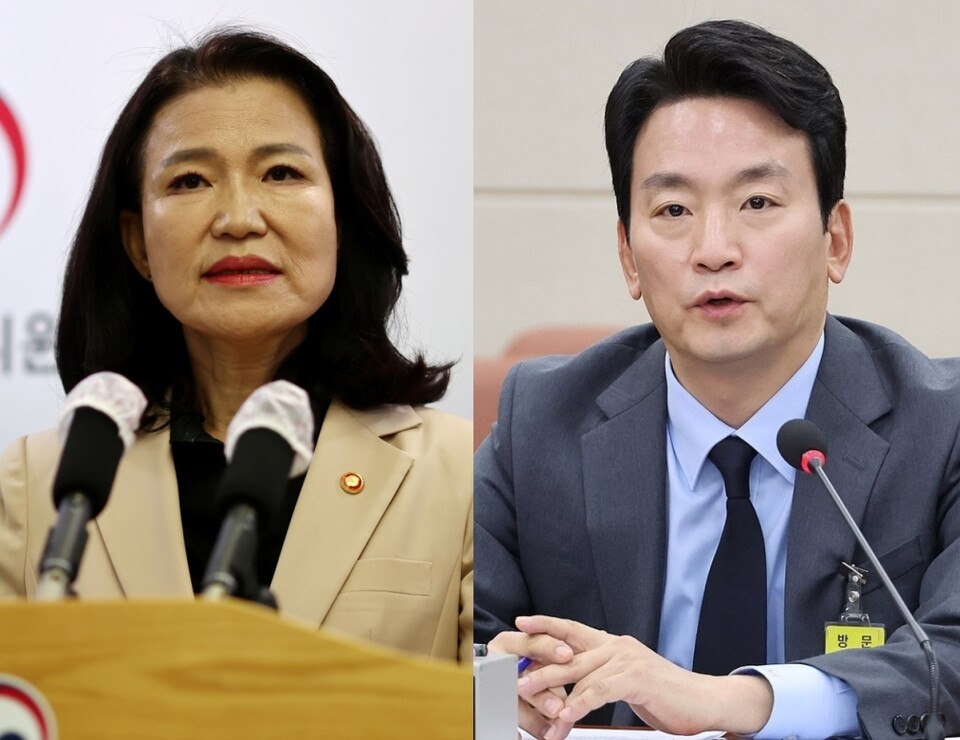 이진숙 전 방송통신위원장(왼쪽), 박장범 KBS 사장 (사진=연합뉴스)