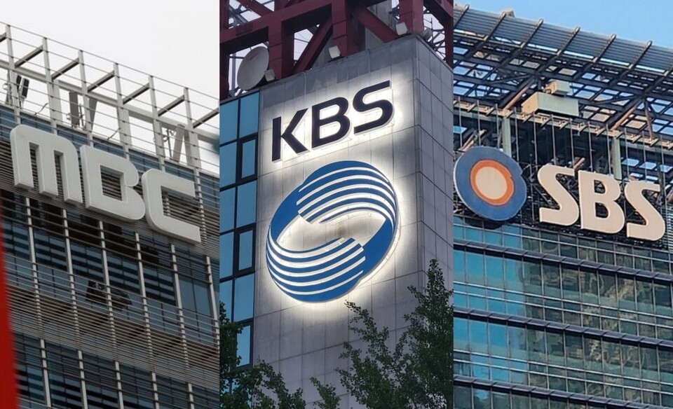 지상파 3사 사옥 (사진=미디어스, 연합뉴스)