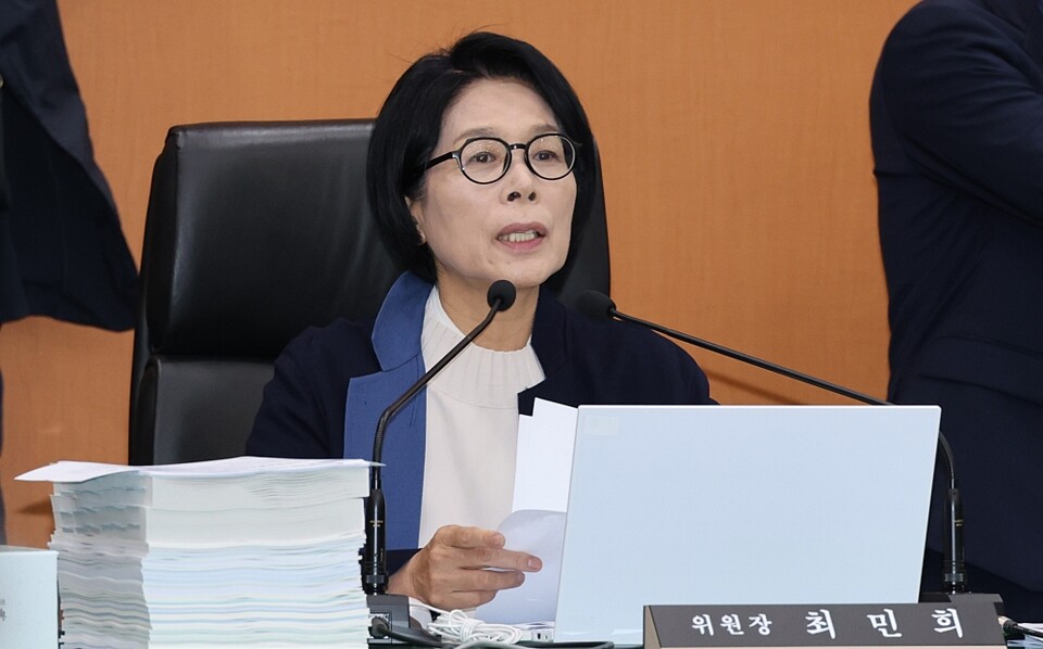 최민희 국회 과학기술정보방송통신위원회 위원장 (사진=연합뉴스)